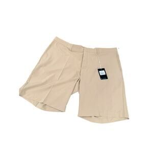 New Nike Golf Dri-Fit Standard Fit Beige Golf Shorts 833224-235 Size 42